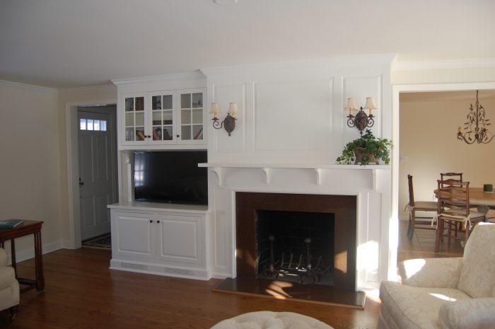 Ramsay Cabinetmakers custom fireplace