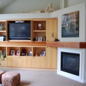 Ramsay Cabinetmakers custom fireplace